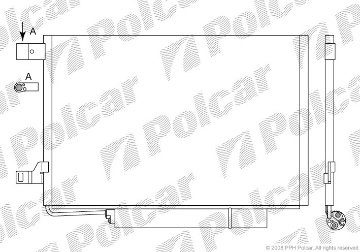 5006K8C1 Polcar Радіатори кондиціонерів