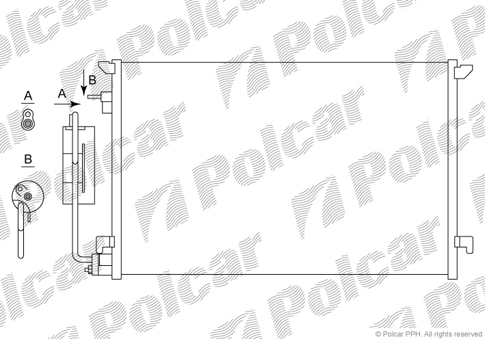 5518K8C3 Polcar Радіатори кондиціонерів