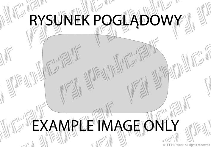 1401553E Polcar Зовнішнє дзеркальне скло