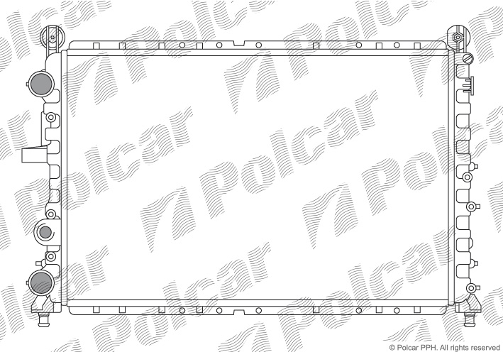 140208A7 Polcar Радіатори охолодження